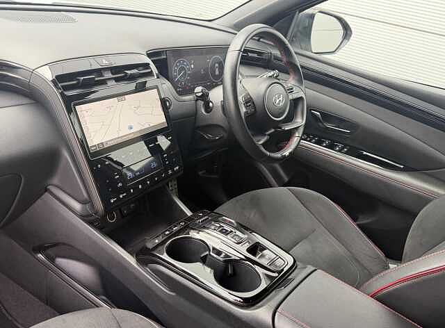 Hyundai TUCSON 1.6 TGDi Hybrid 230 N Line 5dr 2WD Auto White