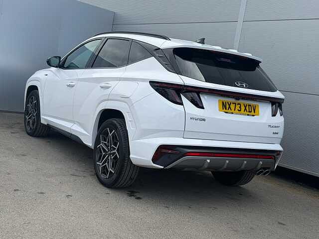 Hyundai TUCSON 1.6 TGDi Hybrid 230 N Line 5dr 2WD Auto White