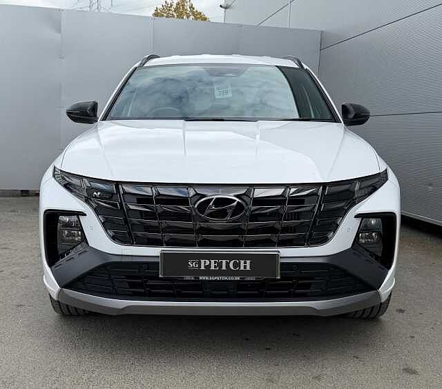 Hyundai TUCSON 1.6 TGDi Hybrid 230 N Line 5dr 2WD Auto White