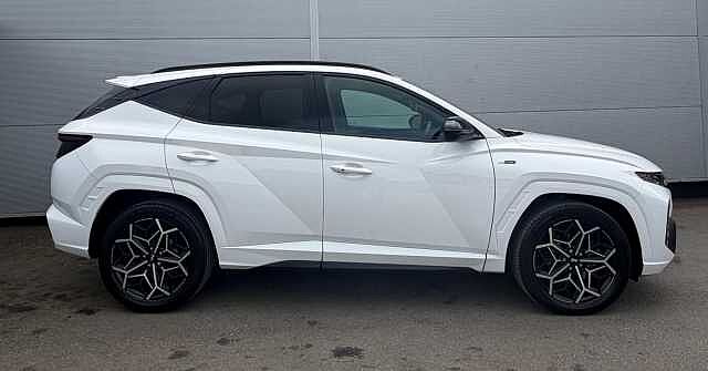 Hyundai TUCSON 1.6 TGDi Hybrid 230 N Line 5dr 2WD Auto White