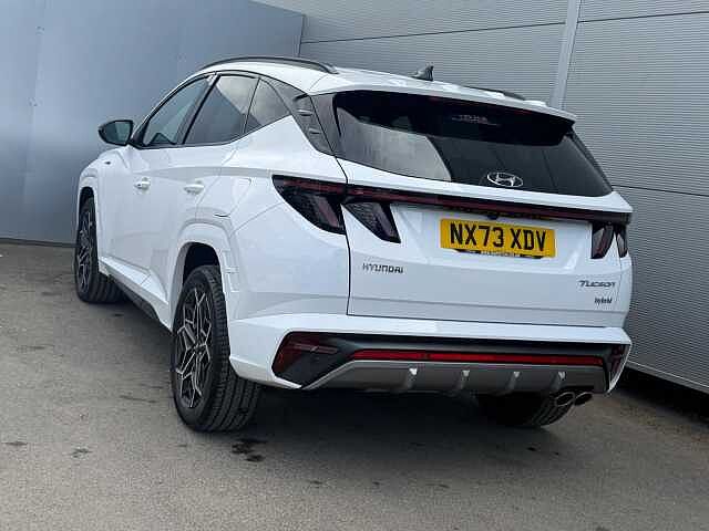 Hyundai TUCSON 1.6 TGDi Hybrid 230 N Line 5dr 2WD Auto White