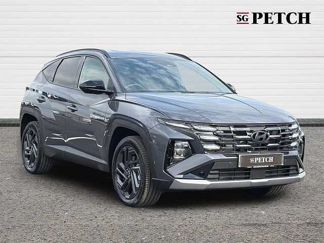 Hyundai TUCSON 1.6T 239 Hybrid Black Line 5dr Auto Grey