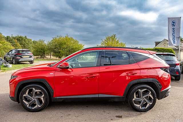 Hyundai TUCSON 1.6 TGDi 48V MHD 180 Ultimate 5dr 4WD DCT Red