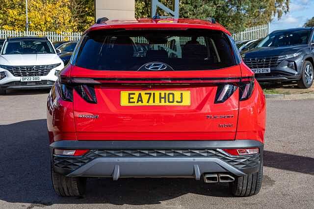Hyundai TUCSON 1.6 TGDi Hybrid 230 Premium 5dr 2WD Auto Red