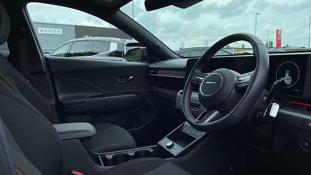 Hyundai KONA 1.6 h-GDi N Line SUV 5dr Petrol Hybrid DCT Euro 6 (s/s) (129 ps) Cyber Grey (2TR)
