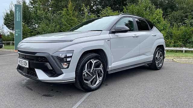 Hyundai KONA 1.6 h-GDi N Line SUV 5dr Petrol Hybrid DCT Euro 6 (s/s) (129 ps) Cyber Grey (2TR)