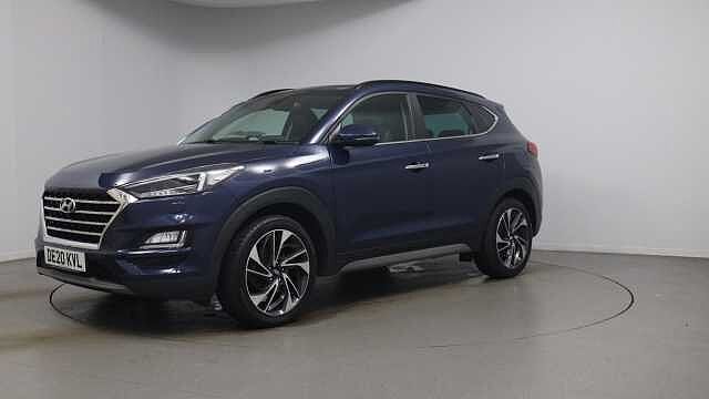 Hyundai TUCSON 1.6 T-GDi Premium SE SUV 5dr Petrol DCT Euro 6 (s/s) (177 ps) Blue