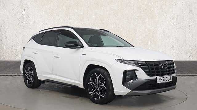 Hyundai TUCSON 1.6 T-GDi N Line S SUV 5dr Petrol Manual Euro 6 (s/s) (150 ps) White