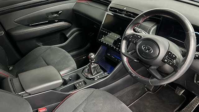 Hyundai TUCSON 1.6 T-GDi N Line S SUV 5dr Petrol Manual Euro 6 (s/s) (150 ps) White