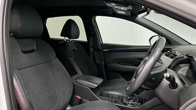 Hyundai TUCSON 1.6 T-GDi N Line S SUV 5dr Petrol Manual Euro 6 (s/s) (150 ps) White