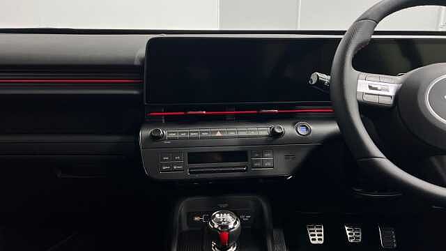 Hyundai KONA 1.6 T-GDi N Line S SUV 5dr Petrol Manual Euro 6 (s/s) (198 ps) Black