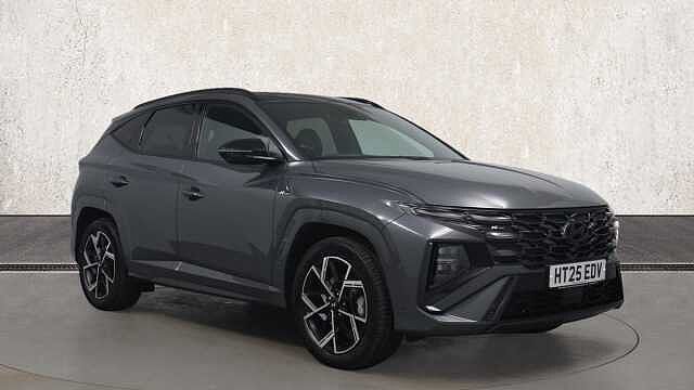 Hyundai TUCSON 1.6 T-GDi N Line S SUV 5dr Petrol Hybrid Auto 4WD Euro 6 (s/s) (215 ps) ECOTRONIC GREY
