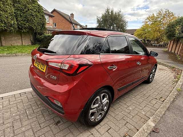Hyundai I20 1.0 T-GDi Premium SE Nav Hatchback 5dr Petrol Manual Euro 6 (s/s) (120 ps) Red