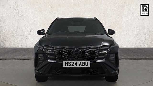 Hyundai TUCSON 1.6 T-GDi MHEV N Line S SUV 5dr Petrol Hybrid DCT Euro 6 (s/s) (160 ps) Black