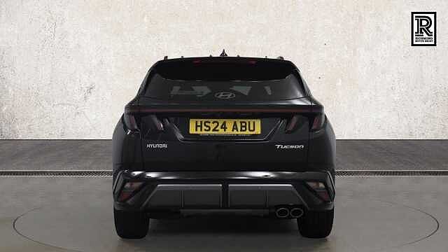 Hyundai TUCSON 1.6 T-GDi MHEV N Line S SUV 5dr Petrol Hybrid DCT Euro 6 (s/s) (160 ps) Black