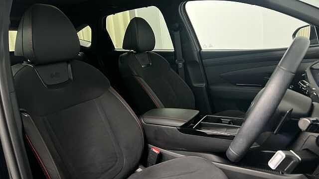 Hyundai TUCSON 1.6 T-GDi MHEV N Line S SUV 5dr Petrol Hybrid DCT Euro 6 (s/s) (160 ps) Black