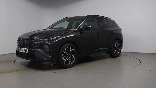 Hyundai TUCSON 1.6 T-GDi MHEV N Line S SUV 5dr Petrol Hybrid DCT Euro 6 (s/s) (160 ps) Black
