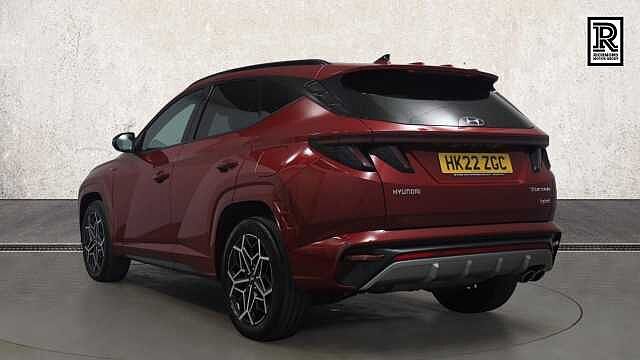 Hyundai TUCSON 1.6 h T-GDi N Line SUV 5dr Petrol Hybrid Auto Euro 6 (s/s) (230 ps) Red