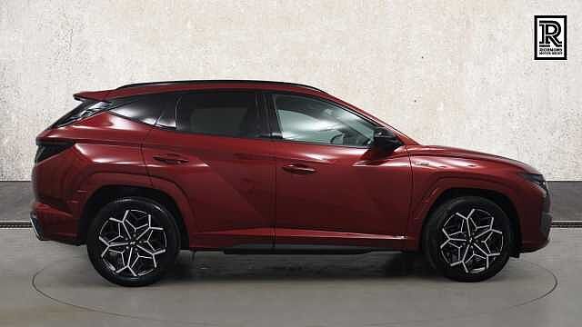 Hyundai TUCSON 1.6 h T-GDi N Line SUV 5dr Petrol Hybrid Auto Euro 6 (s/s) (230 ps) Red