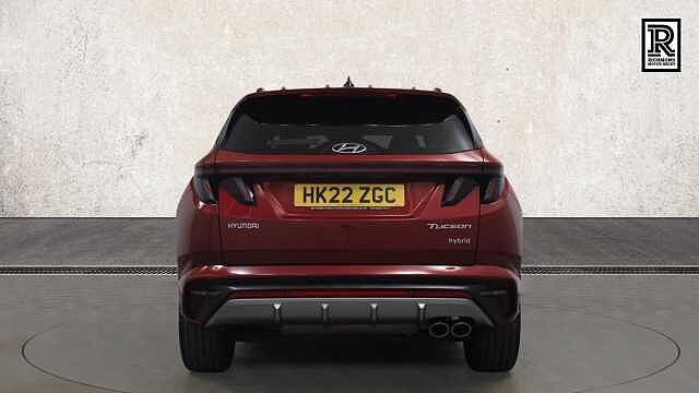 Hyundai TUCSON 1.6 h T-GDi N Line SUV 5dr Petrol Hybrid Auto Euro 6 (s/s) (230 ps) Red