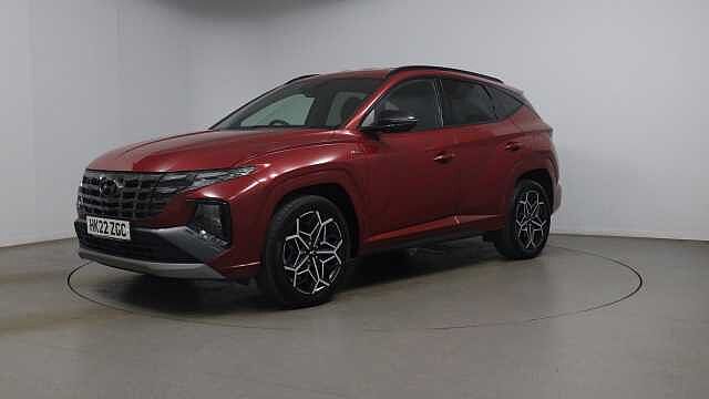 Hyundai TUCSON 1.6 h T-GDi N Line SUV 5dr Petrol Hybrid Auto Euro 6 (s/s) (230 ps) Red