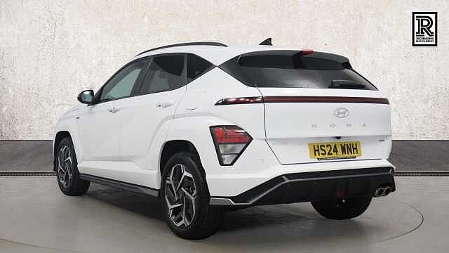 Hyundai KONA 1.6 h-GDi N Line SUV 5dr Petrol Hybrid DCT Euro 6 (s/s) (141 ps) White