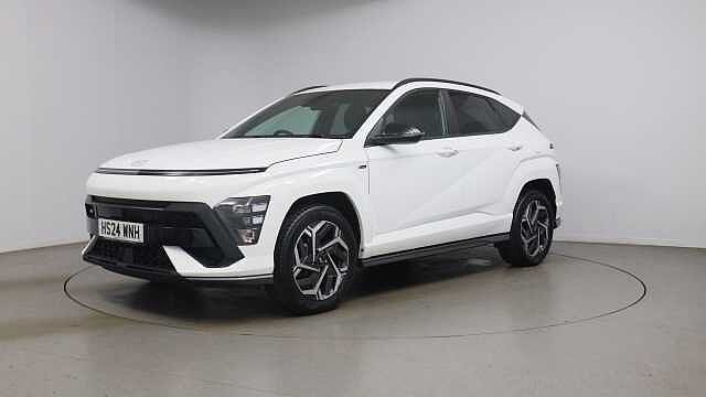 Hyundai KONA 1.6 h-GDi N Line SUV 5dr Petrol Hybrid DCT Euro 6 (s/s) (141 ps) White
