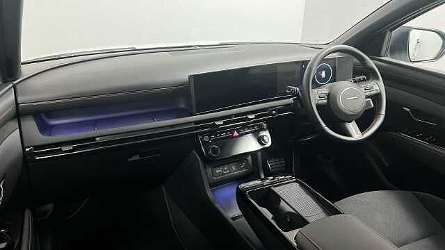 Hyundai TUCSON 1.6 T-GDi N Line SUV 5dr Petrol Hybrid Auto Euro 6 (s/s) (215 ps) ATLAS WHITE