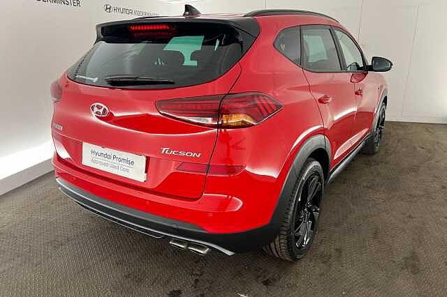 Hyundai TUCSON 1.6 CRDi 48V MHD 136 N Line 5dr 2WD DCT Red