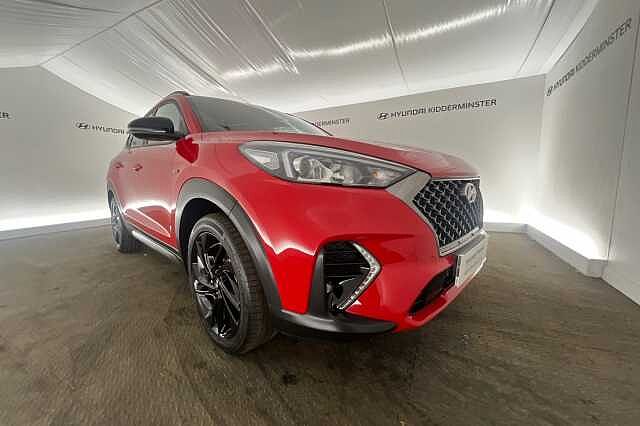 Hyundai TUCSON 1.6 CRDi 48V MHD 136 N Line 5dr 2WD DCT Red
