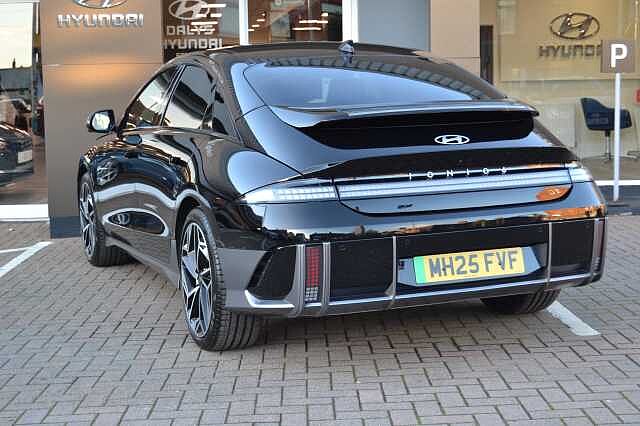 Hyundai IONIQ 6 ULTIMATE 77KWH AUTO, SAVE BIG ON THIS LITERALLY LIKE NEW CAR &amp; ONLY 134 MILES Abyss Black