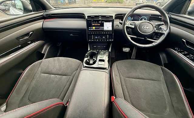 Hyundai TUCSON 1.6 TGDi Hybrid 230 N Line S 5dr 2WD Auto White