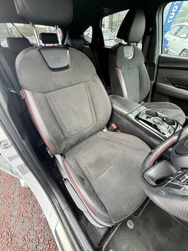 Hyundai TUCSON 1.6 TGDi Hybrid 230 N Line S 5dr 2WD Auto White