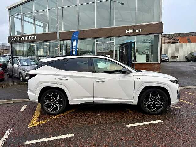 Hyundai TUCSON 1.6 TGDi Hybrid 230 N Line S 5dr 2WD Auto White
