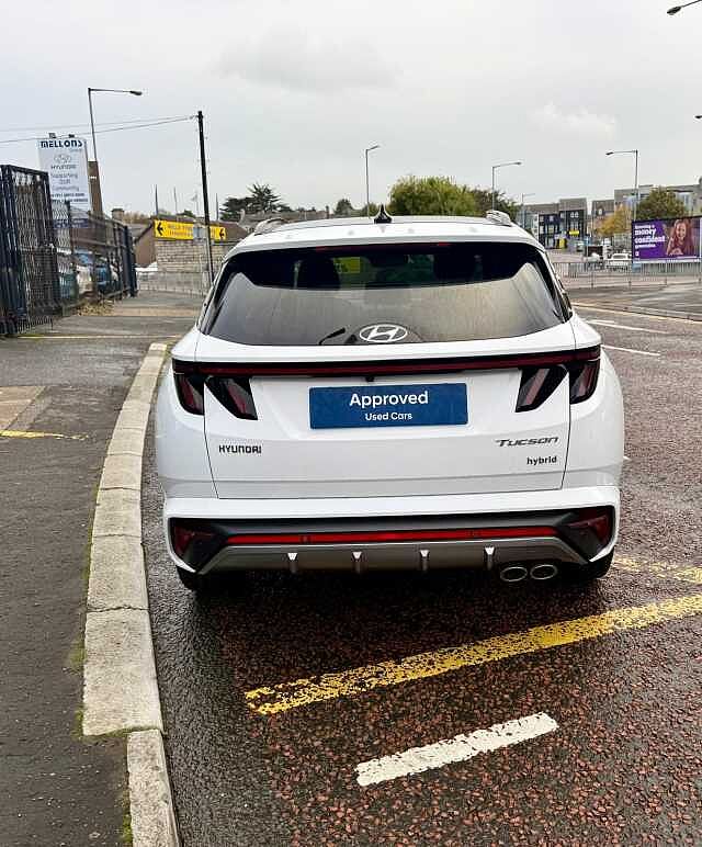 Hyundai TUCSON 1.6 TGDi Hybrid 230 N Line S 5dr 2WD Auto White