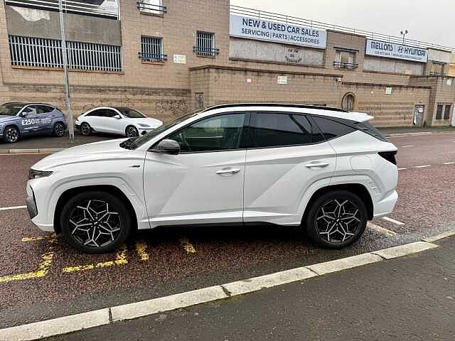 Hyundai TUCSON 1.6 TGDi Hybrid 230 N Line S 5dr 2WD Auto White