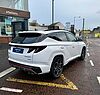Hyundai TUCSON 1.6 TGDi Hybrid 230 N Line S 5dr 2WD Auto White