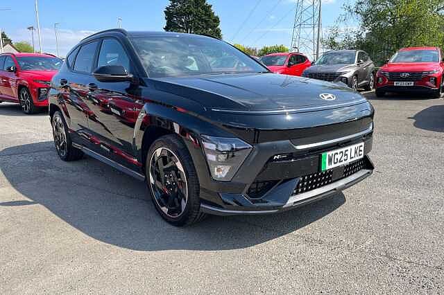 Hyundai KONA 65.4kWh N Line Auto 5dr Black