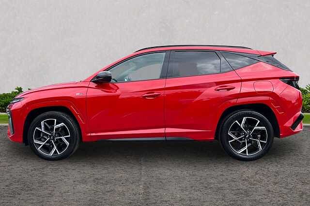 Hyundai TUCSON 1.6 T-GDi MHEV N Line DCT Euro 6 (s/s) 5dr Red