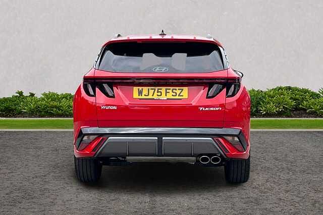 Hyundai TUCSON 1.6 T-GDi MHEV N Line DCT Euro 6 (s/s) 5dr Red