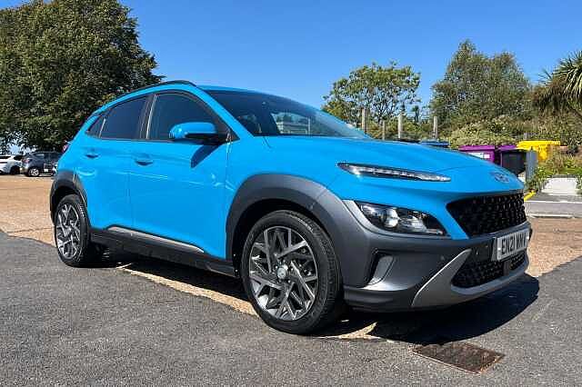 Hyundai KONA 1.6 h-GDi Premium DCT Euro 6 (s/s) 5dr Blue