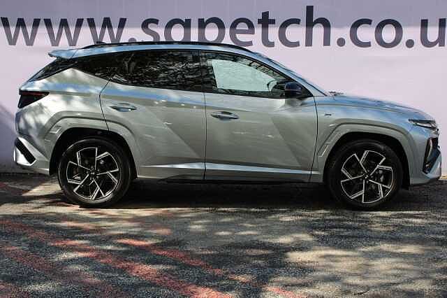 Hyundai TUCSON 1.6T Hybrid N Line 5dr Auto Silver