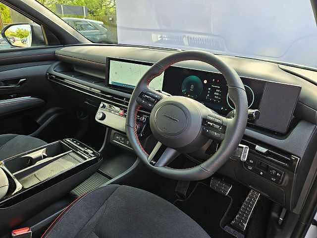 Hyundai TUCSON 1.6T 239 Hybrid N Line 5dr Auto White