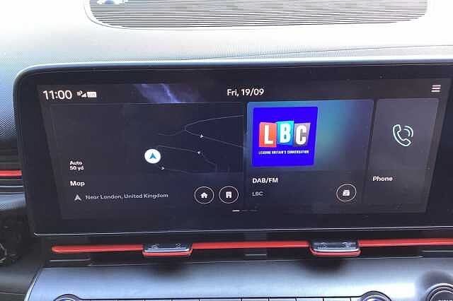 Hyundai KONA HATCHBACK 1.6T 138 N Line S 5dr DCT White