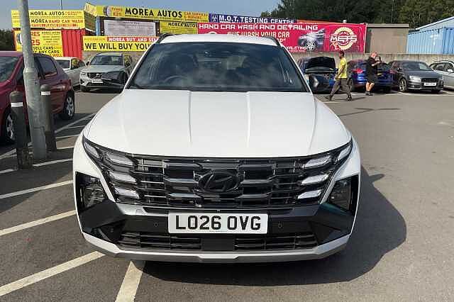 Hyundai TUCSON 1.6T 239 Hybrid Black Line 5dr Auto White