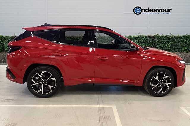 Hyundai TUCSON 1.6T 48V MHD N Line S 5dr 4WD DCT Red