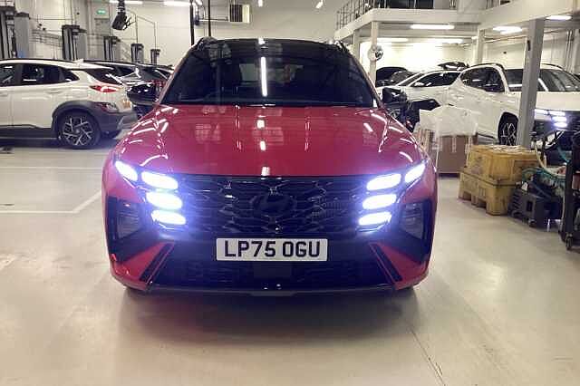 Hyundai TUCSON 1.6T 48V MHD N Line S 5dr 4WD DCT Red