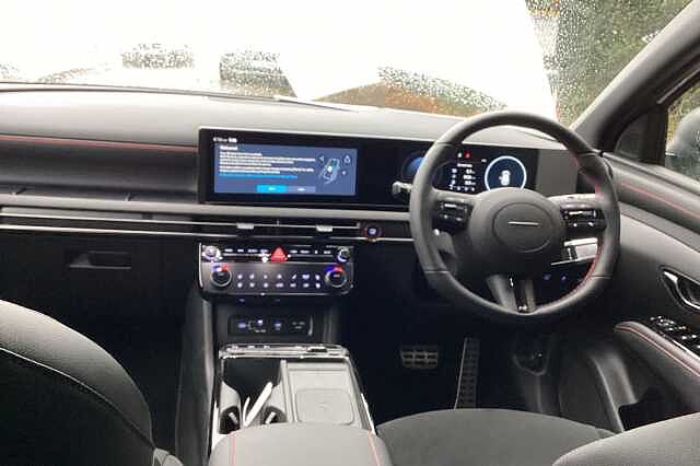 Hyundai TUCSON 1.6T Hybrid N Line S 5dr Auto Estate White