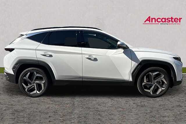 Hyundai TUCSON 1.6 h T-GDi Ultimate SUV 5dr Petrol Hybrid Auto Euro 6 (s/s) (230 ps) lid - Atlas white