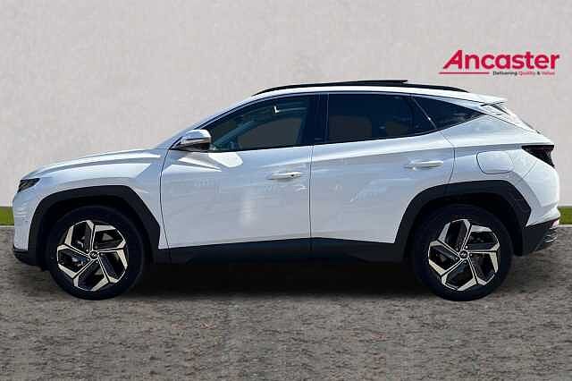 Hyundai TUCSON 1.6 h T-GDi Ultimate SUV 5dr Petrol Hybrid Auto Euro 6 (s/s) (230 ps) lid - Atlas white